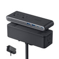 Nano Power Strip, Desk Clamp, 70W Max, 1500J Surge Protector, 2 USB C